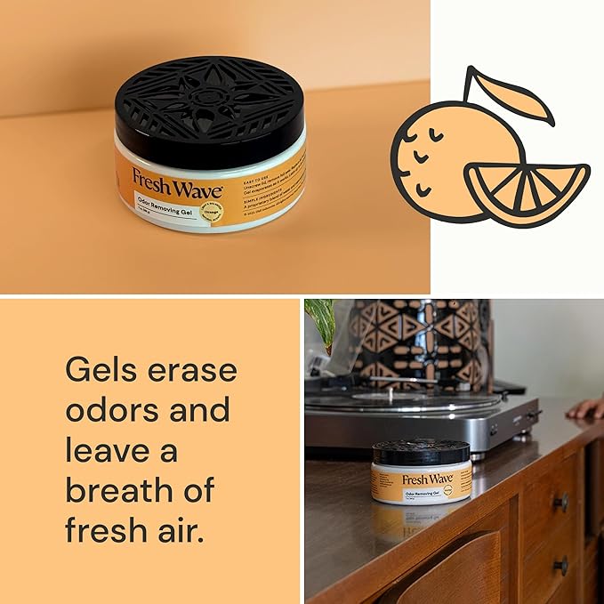 Fresh Wave Orange Odor Removing Gel, 7 oz. - Image 6
