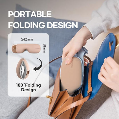 HubiCare Eye Massager with Heat, and Music Helps Relieve Strain, Dark Circles - Image 7