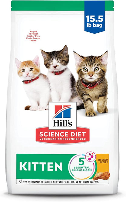 Hill's Science Diet Kitten, Kitten Premium Nutrition, Dry Cat Food, Chicken by HillsPetNutrition