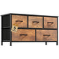 DWVO Dresser for Room with 5 Drawers by DWVO
