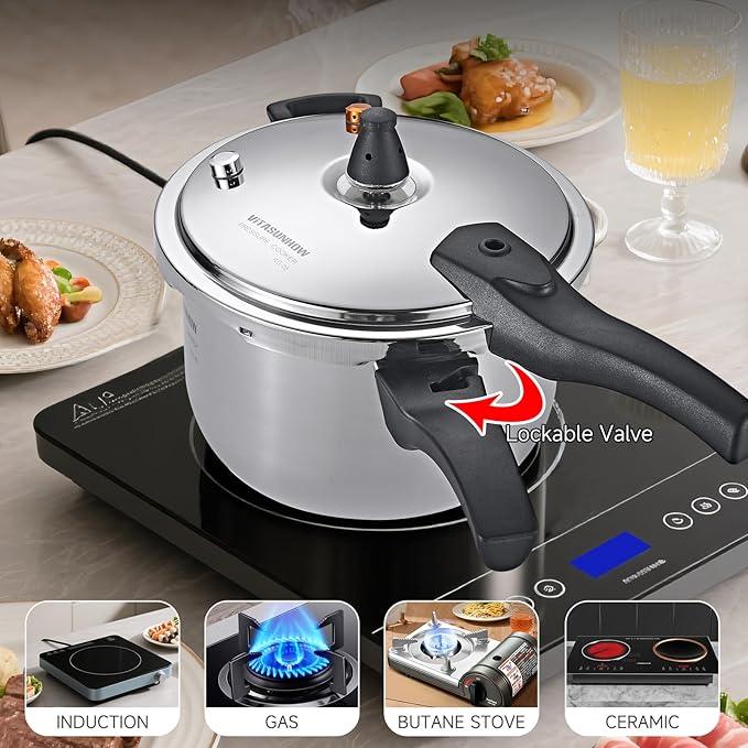 Stainless Steel Pressure Cooker - Image 2