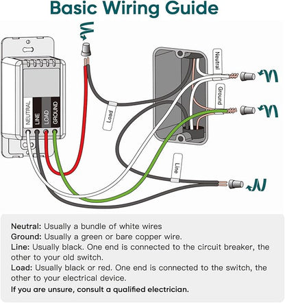 TREATLIFE Smart Light Switch Single Pole Works - Image 7