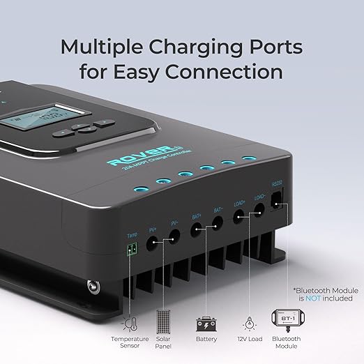 Renogy Solar Charge Controller Rover 20A 12V24V Auto DC Input MPPT Charge - Image 7
