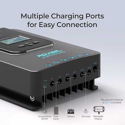 Renogy Solar Charge Controller Rover 20A 12V24V Auto DC Input MPPT Charge - Image 7