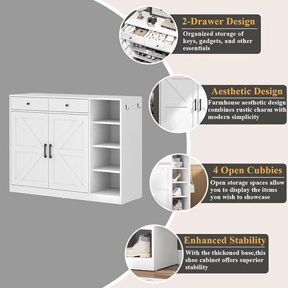Loomie 5-Tier Shoe Cabinet - Image 4