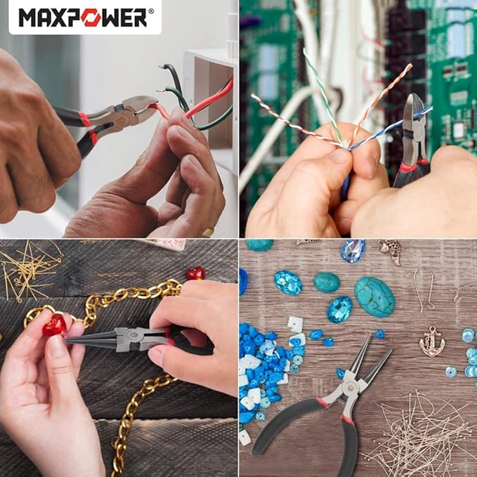 MAXPOWER Mini Jewelry Pliers Set - Image 8