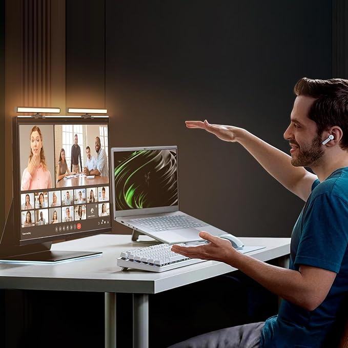 Video Conference Lighting, Monitor Light Bar, Eye-Caring Computer Light - Image 2