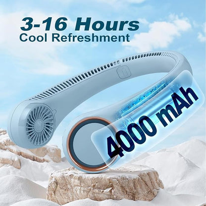 CIVPOWER Neck Fan: Portable Personal Neck Cooling Rechargeable Bladeless Fan - Image 8