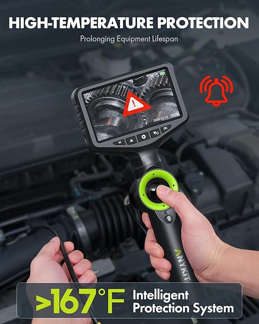 Anykit 360° Articulated Engine Endoscope, Aviation Hole Sight - Image 5