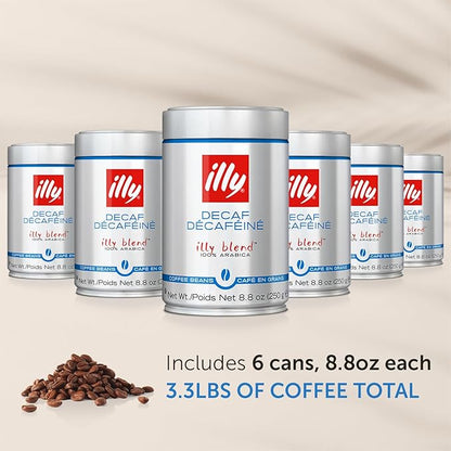 illy Decaf Whole Bean Coffee, Classico Decaffeinated Medium Roast, 100% Arabica - Image 2