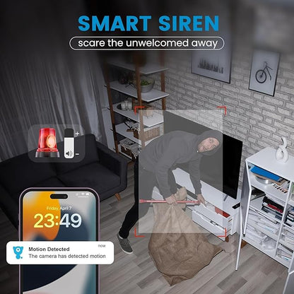 litokam 360 Cameras for Home Security 2K, 2 Pack Indoor Security Camera for - Image 7
