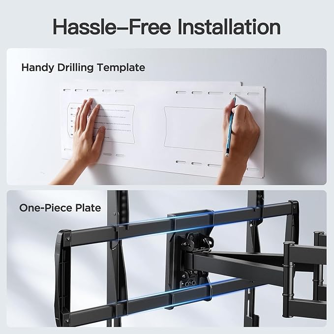 PERLESMITH Full Motion TV Wall Mount - Image 6