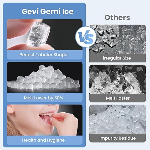 Gevi V2.0 Nugget Ice Maker, 38lbs/24H Countertop Pellet Ice Machine - Image 2