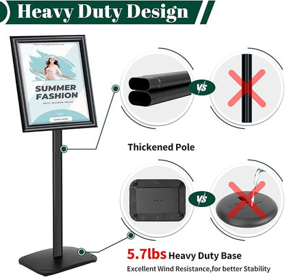 Mutualsign 3Pcs Heavy Duty Pedestal Sign Holder - Image 3