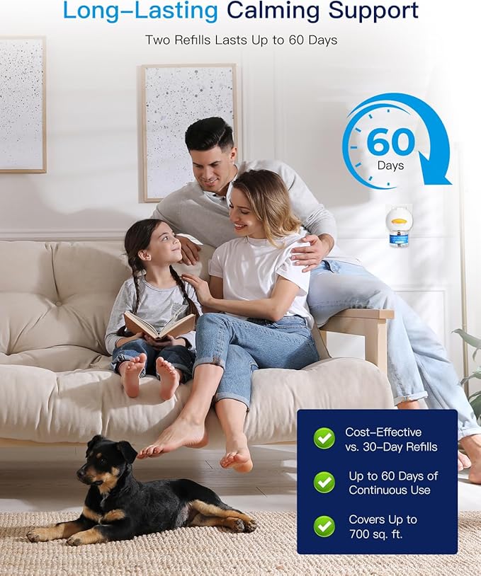 Dog Calming Pheromone Diffuser Kit – Plug-in Anxiety & Stress Relief - Image 6