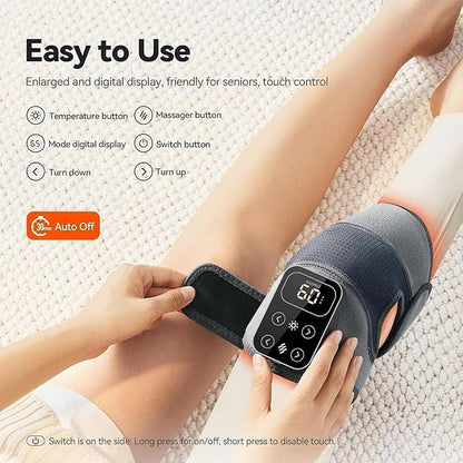 Cordless Knee Massager with Heat Vibration - Image 7