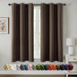 MIULEE Chocolate Brown Blackout Curtains by MIULEE