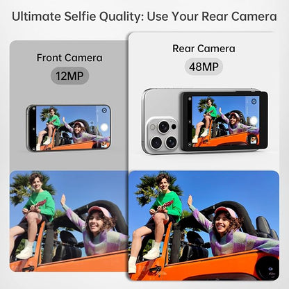 Vlog Selfie Monitor Screen for iPhone 16 and Below, Young Master Magnetic - Image 2