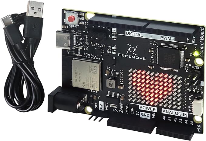 Freenove Control Board V5 Rev4 WiFi, Arm Cortex-M4 Microcontroller, Onboard by Freenove