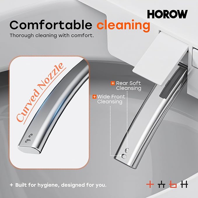 HOROW Bidet Toilet 10" Rough-in, Smart Toilet - Image 5
