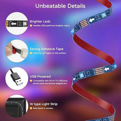 Led Lights for TV 82 85 86 90 95 Inches, 21Ft TV Led Backlight for TV Home - Image 5