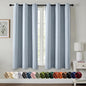MIULEE Light Blue Blackout Curtains by MIULEE