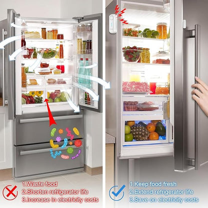 DAYTECH Fridge Door Alarm with Delay 1/2/3/4 mins Adjustable Close Windows - Image 2