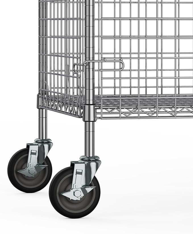 18" W x 48" L x 69" H Heavy Duty Utility Commercial Grade Metal Storage NSF - Image 5