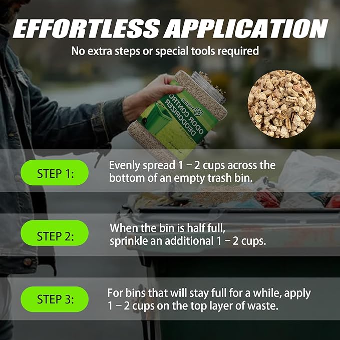 1.5 lbs Trash Can Deodorizer & Absorber – Outdoor Garbage Bin Odor Eliminator - Image 5