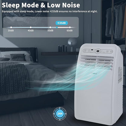Uhome 8000 BTU Portable Air Conditioner, - Image 5