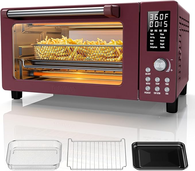 Nuwave Bravo Pro Convection Air Fryer Toaster Oven Combo, 2025 New and Improved by NuWave