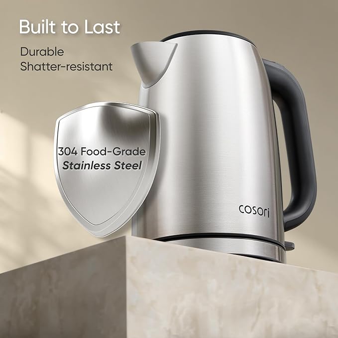 COSORI Electric Kettle, Plastic-Free Interior, 2 Lid Opening Angles, Automatic - Image 7