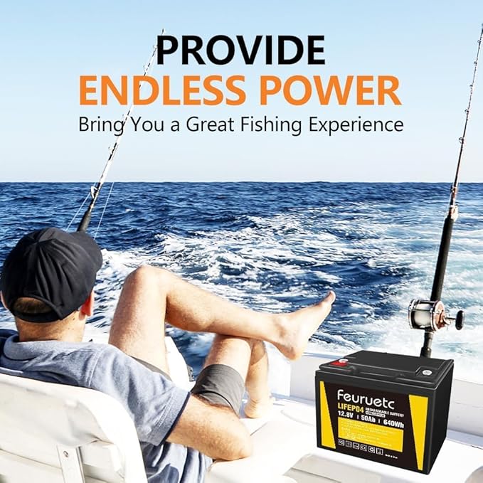 12V 50Ah LiFePO4 Lithium Battery - Image 3
