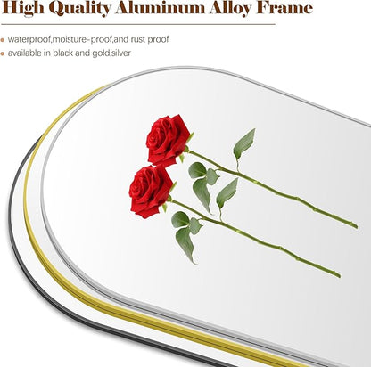 Arched Wall Mirror for Bathroom, Wall Mounted Mirror, Living Room, Vertically - Image 5