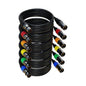 AuxLink XLR Cables 50ft 6Pack, Microphone Cable, Balanced XLR Male to Female by AuxLinkcable