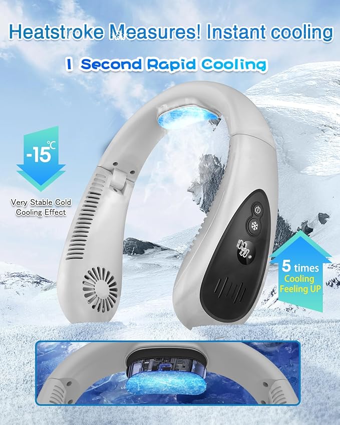 GAITIR Neck Air Conditioner, Portable Neck Fan - Image 3