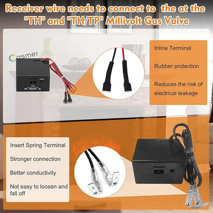 Upgraded Universal Fireplace Remote Control, Fit - Image 6
