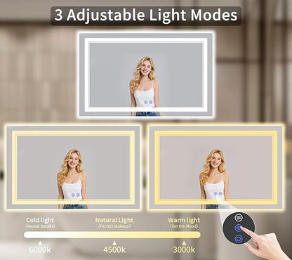 32"x72" LED Bathroom Mirror - Image 3