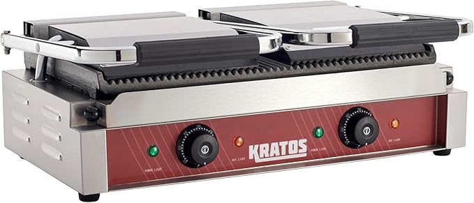 Kratos Commercial Electric Panini Sandwich Grill - Image 4