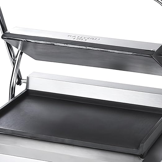 Adcraft Panini Grill with Flat Plates, in Stainless Steel - Image 2