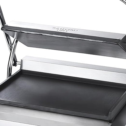 Adcraft Panini Grill with Flat Plates, in Stainless Steel - Image 2