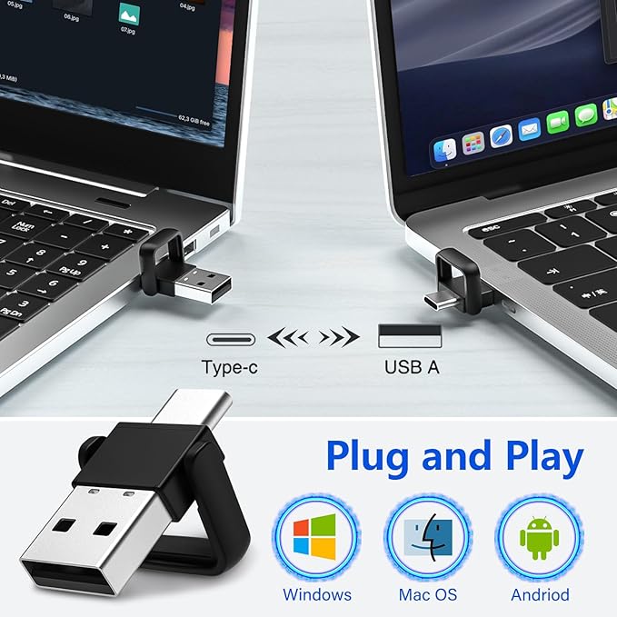 2-in-1 USB Type C Presentation Clicker Wireless Presenter Remote Clicker - Image 5