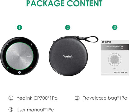 Yealink Bluetooth Speakerphone Conference Microphone Teams Certified CP700 USB - Image 7