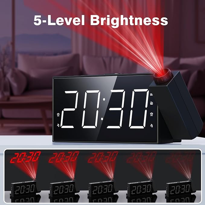Mesqool Projection Alarm Clock - Image 6