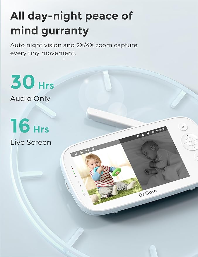 Dr.Care NovaView Video Baby Monitor - Image 7