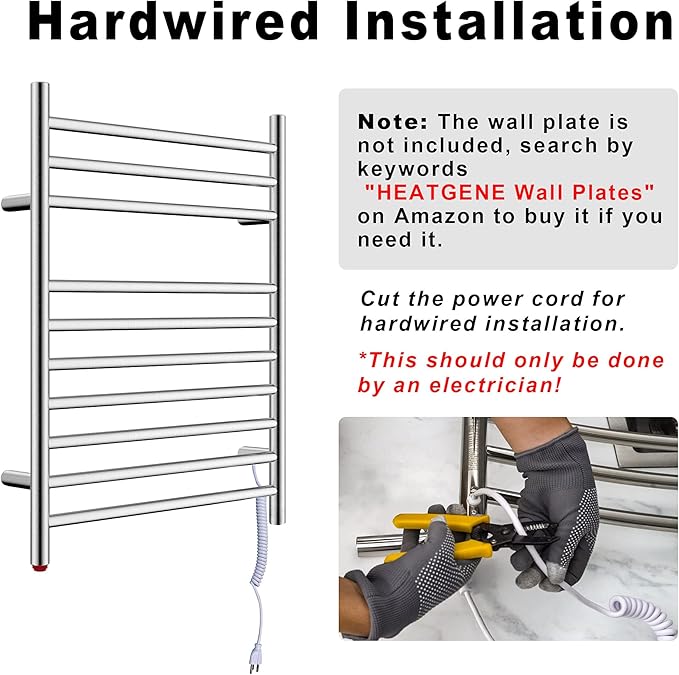 HEATGENE Towel Warmer, Compact Electric Towel Warmer - Image 4