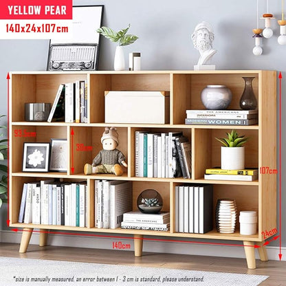 IOTXY Wooden Open Shelf Bookcase - Image 2