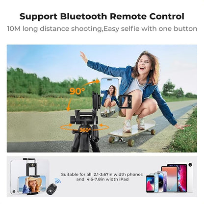 K&F CONCEPT Camera Tripod, Cellphone Clip - Image 8