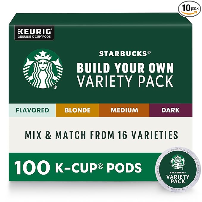 Starbucks Coffee, Keurig K-Cup Pods, Custom Build Your Own Variety Pack by StarbucksbyNespresso