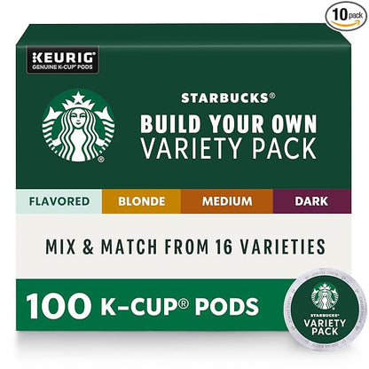 Starbucks Coffee, Keurig K-Cup Pods, Custom Build Your Own Variety Pack by StarbucksbyNespresso